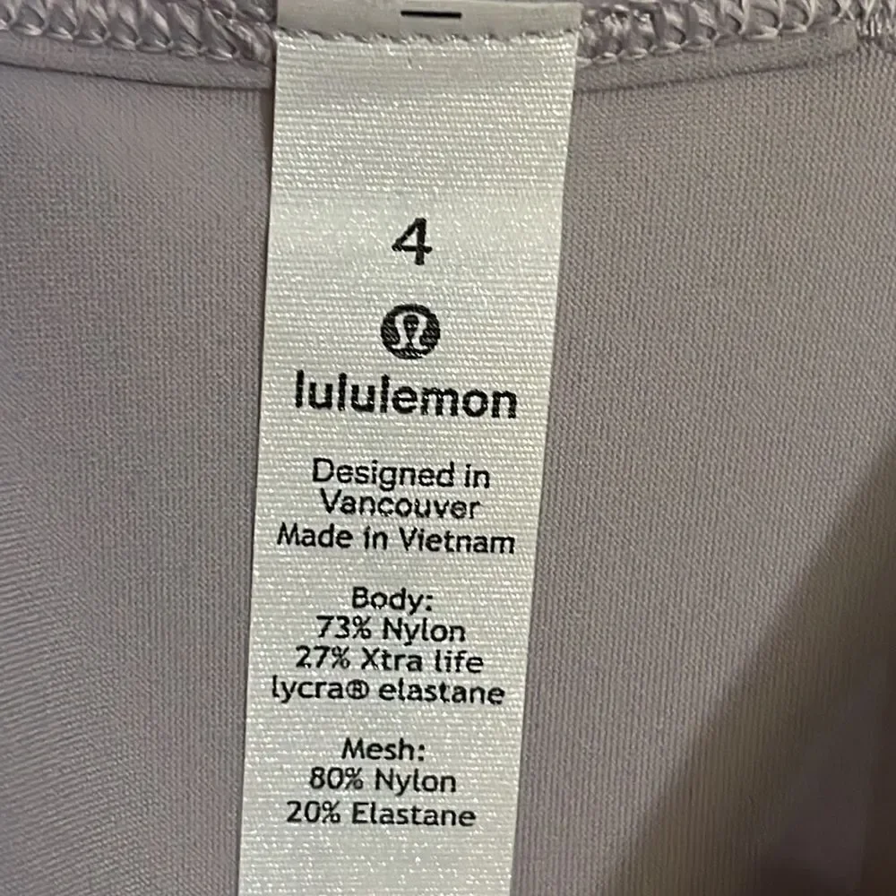 Lululemon Gray High Neck Tank Top